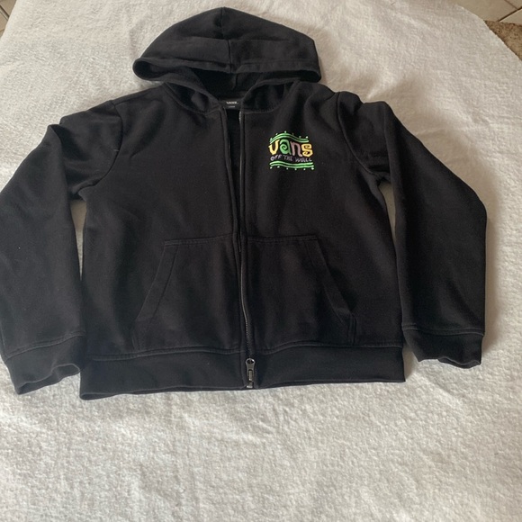 VANS KIDS FULL ZIP HOODED SWEATSHIRT . - Picture 3 of 11